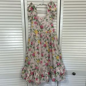 Girls Janie and Jack flower dress